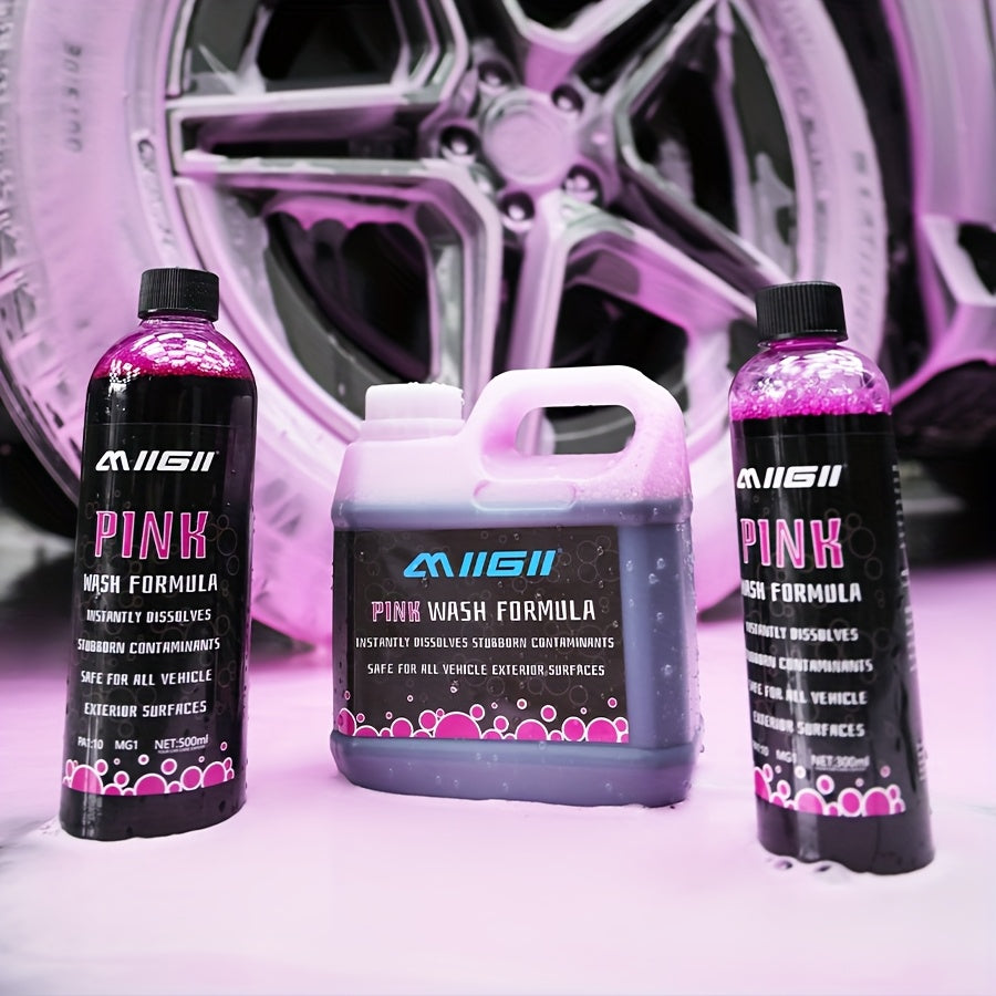 Foaming Car Wash Cleaner High Foam Auto Detailing Shampoo Soap for Vehicle Paint Care, Powerful Formula Penetrates and Breaks Down Tree Sap, Bird Droppings & Tough Stains, Works on RVs, Trucks, Cars & More, Available in 10.14oz, 16.91oz, and 33.81oz