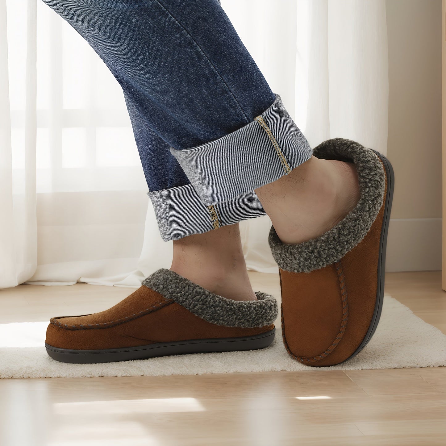 Men's Loafers & Slip-Ons - Non-Slip Sole & Cushioned Support