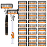 2 Handles + 36 Blades