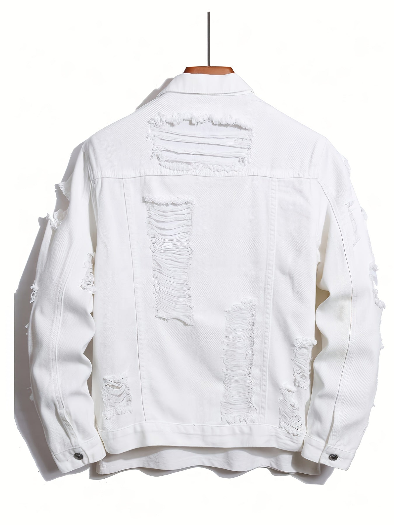 Men's Relaxed Denim Single-Breasted Jacket Everyday 773