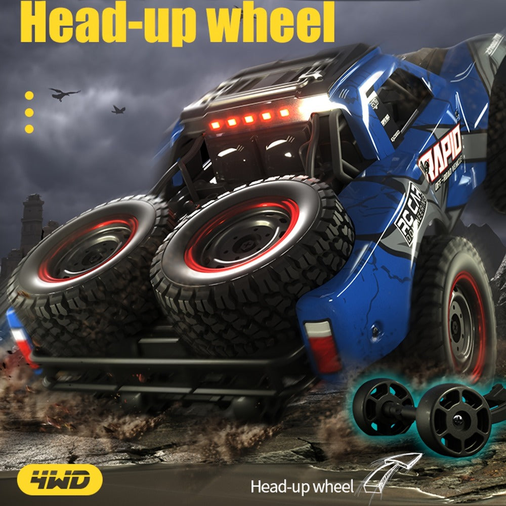 RC Off-Road Car 1:14 Scale 4WD High Speed for Adults Teens – Carbon Brush 38KM/H or Brushless PRO 50-70KM/H All-Terrain Remote Control Racing Truck Hobby Grade Birthday Christmas Gift Enthusiasts