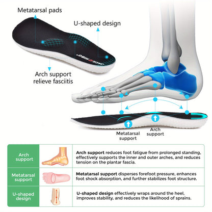 Men's Walking Shoes - Cushioned Support & Wide Toe Comfort