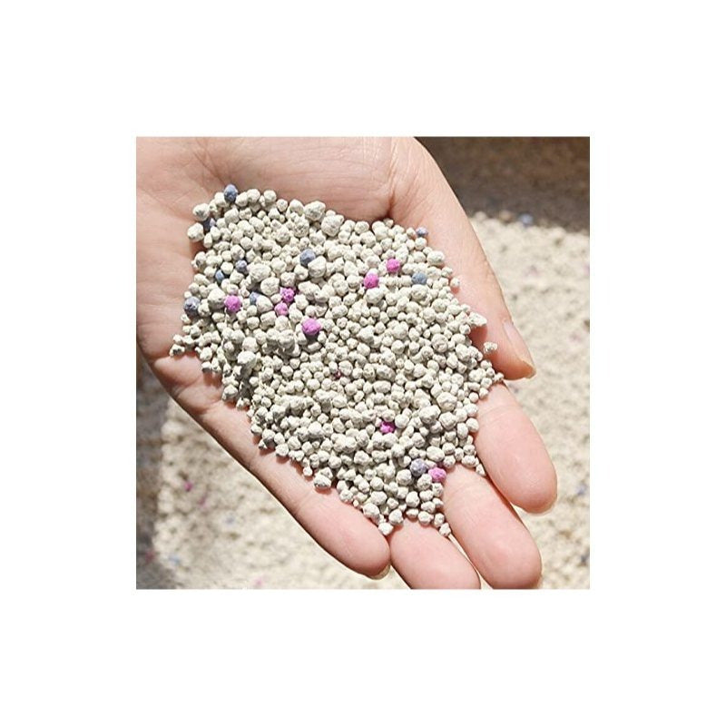 Clumping Cat Litter 5L – Super Absorbent Fast-Clumping Scented Cat Litter for Indoor Cats, Low Dust, Odor Control, Available in Lavender & Apple Scent, Lightweight & Easy to Scoop