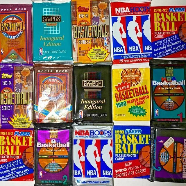 Sealed Basketball Card Packs Lot – 5 Random Unopened Packs of Authentic NBA Trading Cards | Rookies Stars Inserts & Parallels | Surprise Bundle Gift for Kids & Sports Collectors