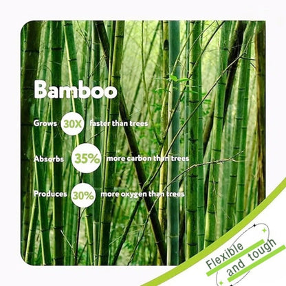 Bamboo Toilet Paper 24 Rolls 3-Ply 300 Sheets Per Roll Tree-Free Hypoallergenic Septic Safe Flushable Soft Strong Fragrance-Free BPA-Free Eco-Friendly Bathroom Tissue RV Travel Home Use