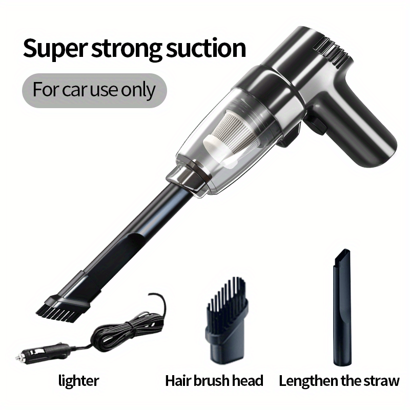 Handheld Car Vacuum Cleaner Corded - 3KPA Powerful Suction, 3M Power Cord, Lightweight Portable Auto Vacuum for Cars Trucks & Home, Single-Point Exhaust, No Battery Needed, 5 Colors