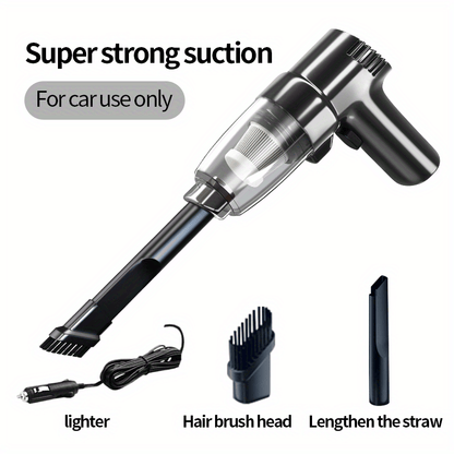 Handheld Car Vacuum Cleaner Corded - 3KPA Powerful Suction, 3M Power Cord, Lightweight Portable Auto Vacuum for Cars Trucks & Home, Single-Point Exhaust, No Battery Needed, 5 Colors