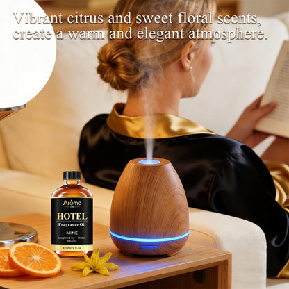 Hotel Fragrance Oil 4oz – Luxury Resort Scents for Diffuser, Candle, Humidifier & Car | M Way, White Tea, Carlton, Beach Villas