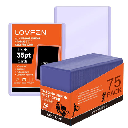 Hard Plastic Top Loaders 3x4 Baseball Card Protective Cases – Trading Card Holders for Sports Cards Football Basketball MTG Pokemon | 100 200 1000ct Bulk Pack for Collectors