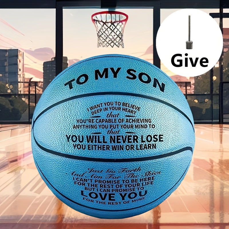 Motivational Basketball Gift for Teenagers, Grandson & Grandchild – International Standard Size, Inspirational Quote Ball, Perfect Birthday & Christmas Gift for Boys & Girls Age 14+