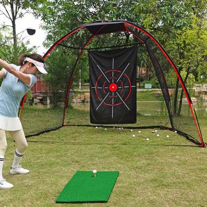 Golf Practice Target Frameless No-Net Design | Portable Indoor & Outdoor Golf Training Aid with Multiple Target Zones for Home Driveway & Backyard