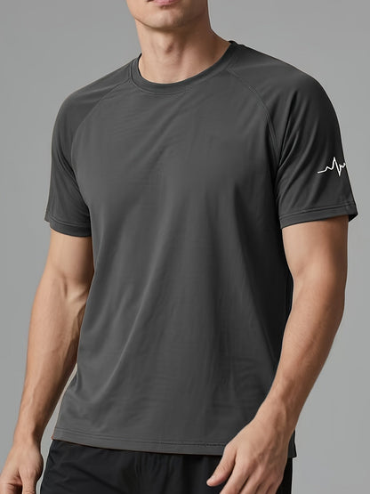 Men's Performance T-Shirt - Round Neck Short Sleeve Travel Style 055269
