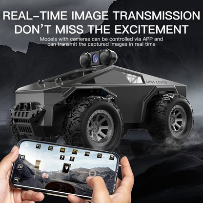RC Off-Road Pickup Truck 1:28 Scale with 480P HD Camera | 2.4GHz App Control & Virtual Reality Function | 2 Rechargeable Batteries | Monster Truck Toy for Adults Kids