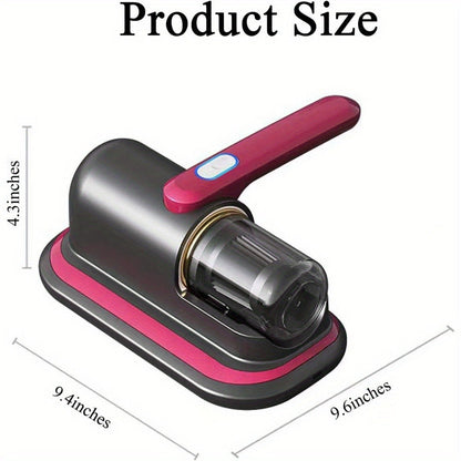 Cordless Mattress Vacuum Cleaner with Ultrasonic Heating & HEPA Filtration – Portable Bed Vacuum for Dust Mites, Pet Hair, Sofas, Upholstery & Carpets