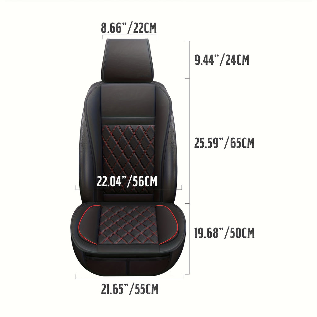 Front Seat Covers for Cars, Universal Fit Bucket Seat Protector Set, Full Surround High-Back Design, Anti-Slip Backing, Easy to Install, Fits Most Cars, SUVs & Trucks