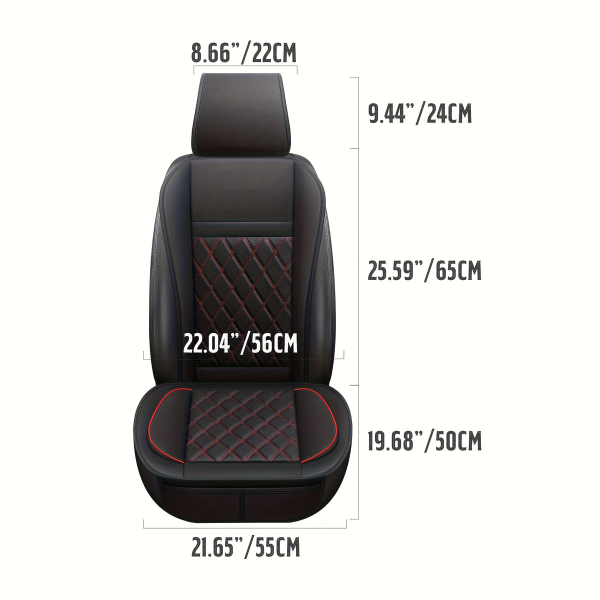 Front Seat Covers for Cars, Universal Fit Bucket Seat Protector Set, Full Surround High-Back Design, Anti-Slip Backing, Easy to Install, Fits Most Cars, SUVs & Trucks