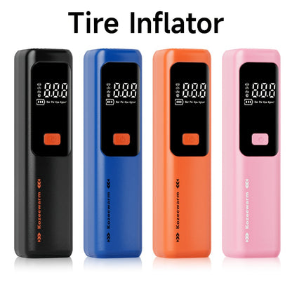 Cordless Tire Inflator Portable Air Compressor – USB-C Rechargeable, Digital Gauge, 3X Fast Inflation for Car Tires, Bikes, Motorcycles & Sports Balls