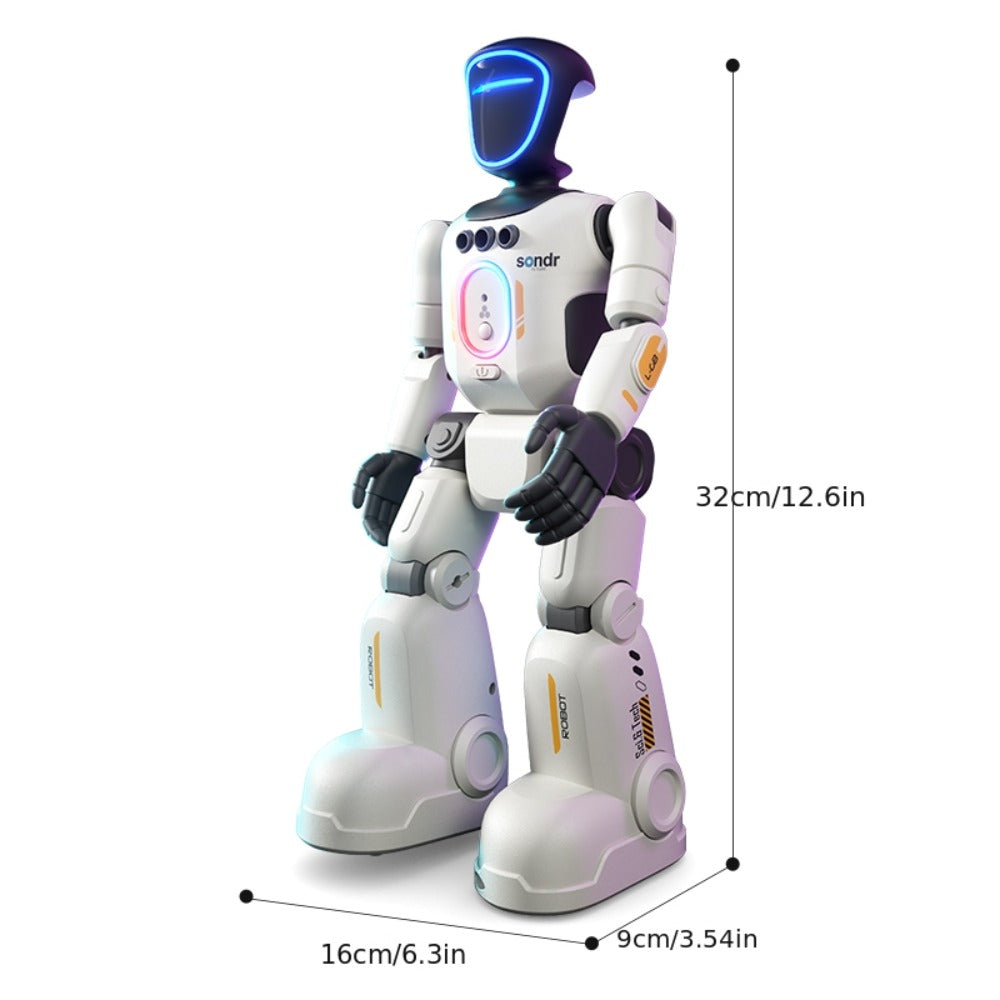 Smart Humanoid Robot Toy with Gesture Sensor & Voice Recorder – Advanced Pose-Controlled Joints, Smart Remote Control, Interactive STEM Robot for Kids Teens & Adults, Birthday Christmas Gift