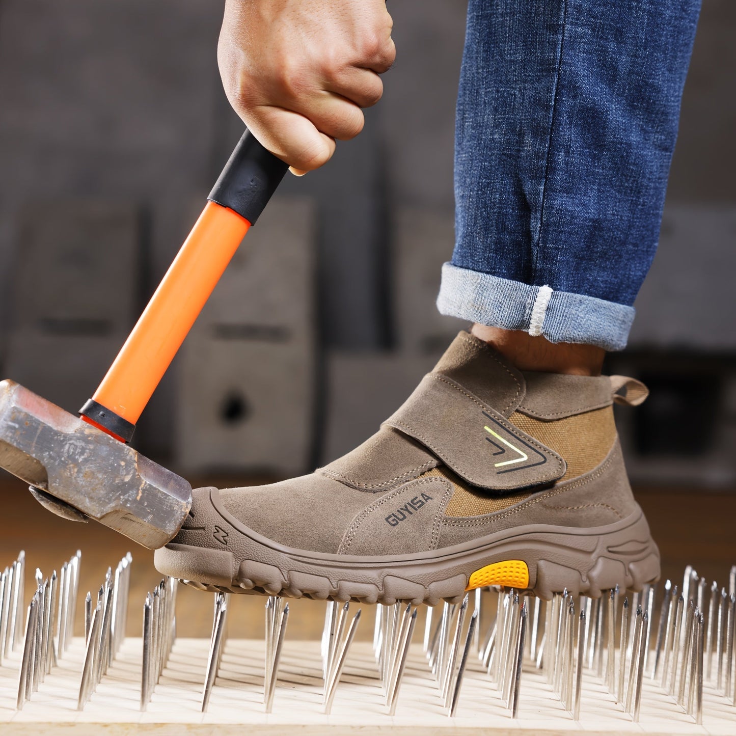 Men's Work & Safety Shoes - Steel Toe Protection