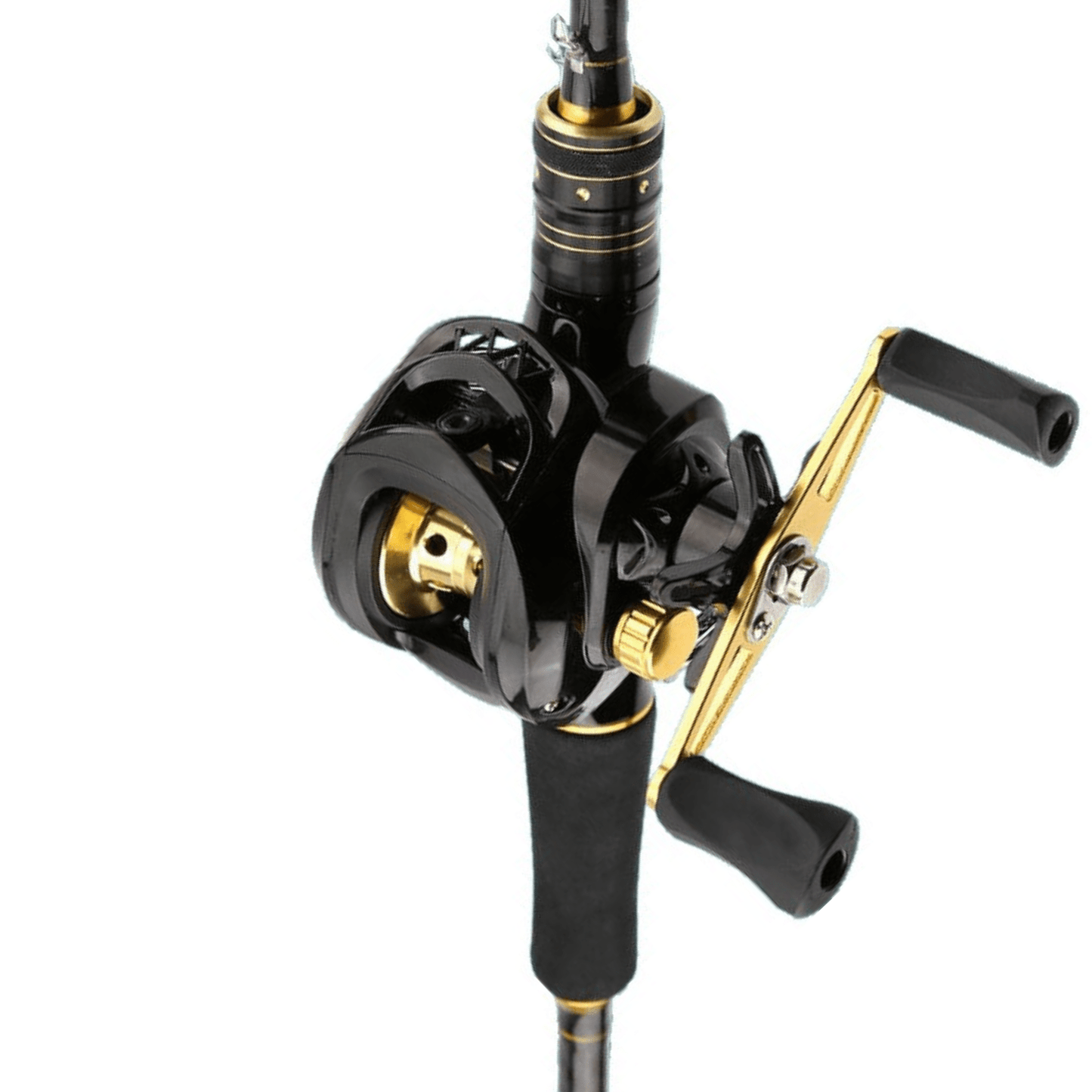 Carbon Fiber Fly Fishing Rod and Reel Combo Set 165cm Aluminum Alloy Reel EVA Grip Left Right Hand Fly Fishing Kit Black Gold Beginner Outdoor Fishing Gift