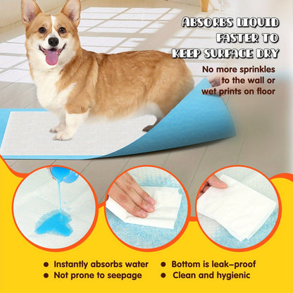 Dog Training Pads Extra Large 34x46 Inch – 6-Layer Leak-Proof Super Absorbent Puppy Pee Pads, 30-Count Pack for Indoor Potty Training