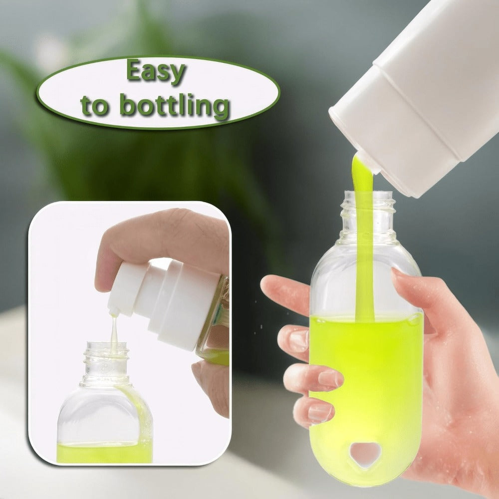 TSA Approved Travel Bottles with Keychain Leakproof Refillable Squeeze Containers 50-Pack Clear Plastic 1.7oz 50ML for Toiletries Lotion Shampoo Conditioner Soap Hand Sanitizer Essential Oils