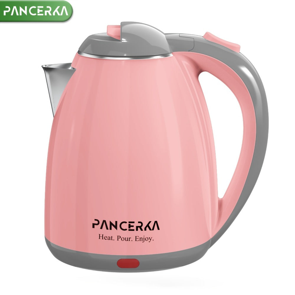 Hot Water Boiler Electric Kettle 1.8L Stainless Steel Fast Boiling Auto Shut-Off Countertop Instant Kettle for Coffee Tea Maker Pink White