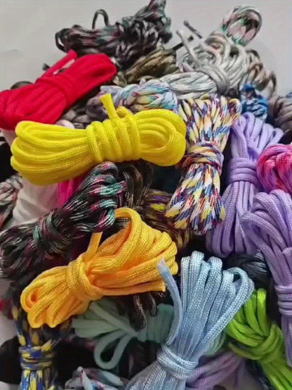 Paracord Bracelet Making Kit DIY Nylon Rope Craft Set with 5 Types of Buckles for Bracelets Keychains Lanyards Survival Gear Beginner to Advanced Handmade Jewelry Craft Supplies