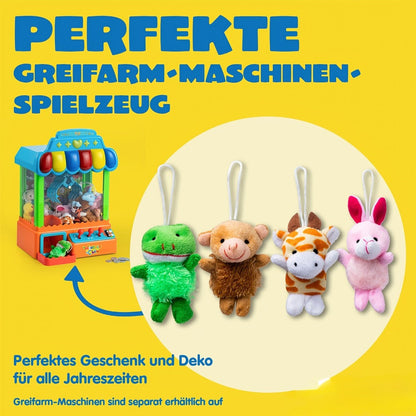 36 Pack Mini Stuffed Animals Bulk — 3 Inch Animal Plush Toys with Keychain 36 Unique Designs, Party Favors for Kids Birthday Carnival Prizes Pinata Fillers Goody Bag Stuffers Classroom Rewards