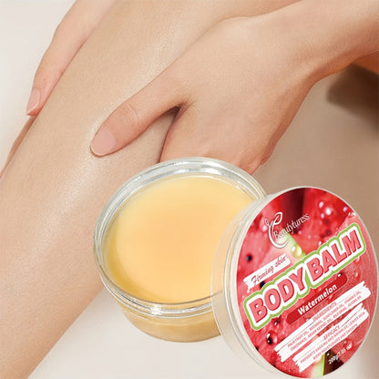Body Butter Cream 200g Shea Butter Vitamin C Glycerin — Deep Moisturizing Body Glaze for Dry Skin Long-Lasting Hydration Hypoallergenic, 6 Fruity Scents Strawberry Peach Watermelon Blueberry Avocado