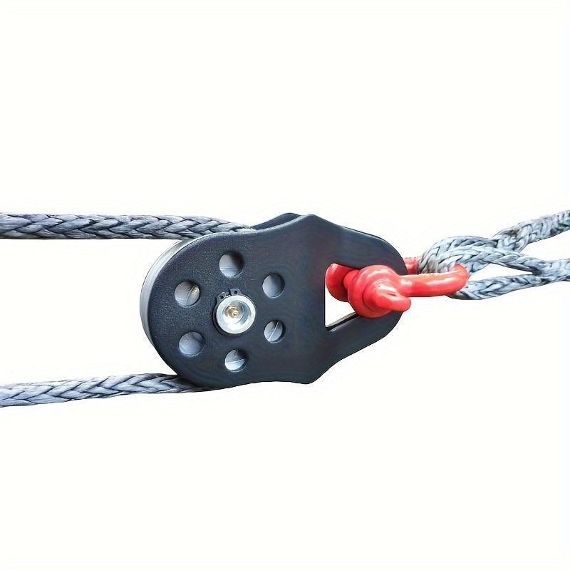 6-Ton Robust Winch Snatch Block, 13, 000 Lbs Load Capacity, Removable Surface, Made of Steel, Suitable for Trucks, Tractors, Atvs, Utvs, Perfect for Towing, Lifting, And Pulling in Off-Road Conditions