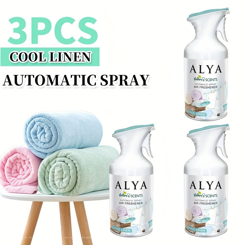 Aromatherapy Air Freshener Spray 8.45oz – 6 Scents: Lavender, Magnolia, Mixed Berries, Ocean, Cool Linen & Vanilla, Multi-Purpose Odor-Fighting Room Spray for Car, Home, Office, Bathroom & Closet (1 or 3 Pack)