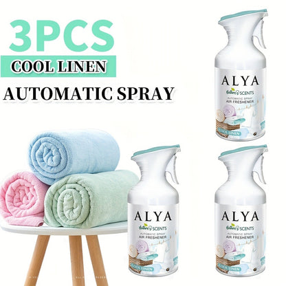Aromatherapy Air Freshener Spray 8.45oz – 6 Scents: Lavender, Magnolia, Mixed Berries, Ocean, Cool Linen & Vanilla, Multi-Purpose Odor-Fighting Room Spray for Car, Home, Office, Bathroom & Closet (1 or 3 Pack)