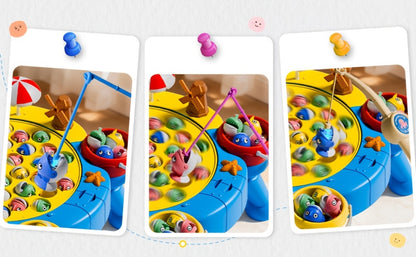 Magnetic Fishing Game for Kids 66 Pieces – Ocean Fishing Toy Set with Rods for Toddlers Ages 3 4 5 6, 1-8 Players, Birthday Gift for Boys & Girls