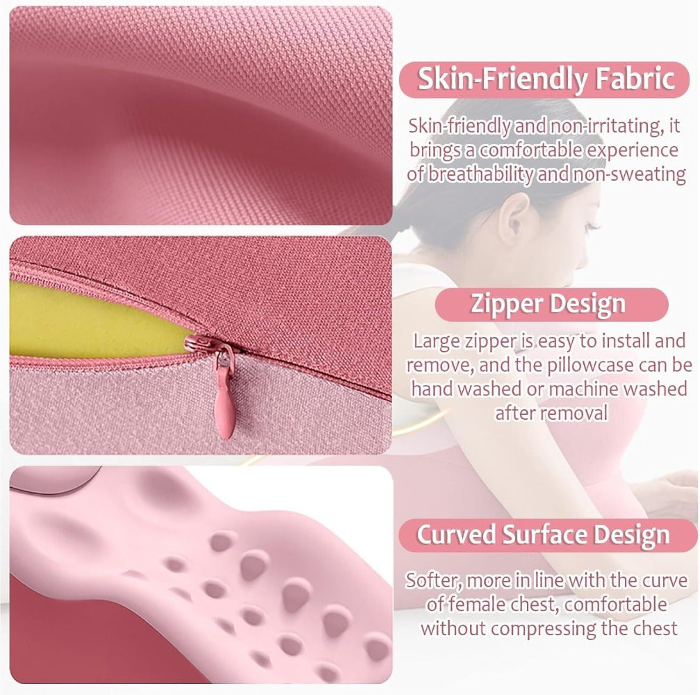 Memory Foam Cervical Support Pillow – Ergonomic Side & Back Sleeper Pillow with Breathable Cover | Multi-Functional Neck & Lumbar Support Bed Pillow, Perfect Gift