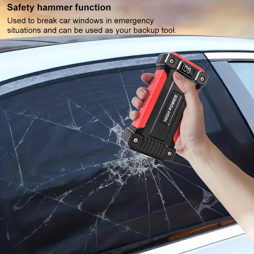 Jump Starter Power Bank 1600A–3000A – 12V Car Battery Booster, USB-C Fast Charge, LED Flashlight, MCU Precision Control, Works at -20°C