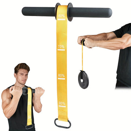 Forearm Strengthener Bar Wrist & Forearm Muscle Trainer – Iron Power Training Equipment for Grip Strength, Universal Fit, No Power Required, Portable Fitness & Outdoor Sports Gear for Men & Women