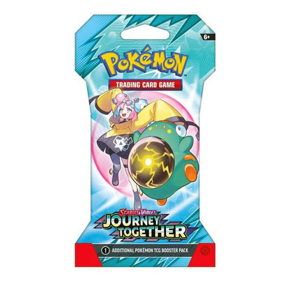 Pokemon TCG Scarlet & Violet Journey Together Blister Booster Pack | 10 Official Cards Per Pack | Random Assorted | Gift for Collectors Kids & Fans