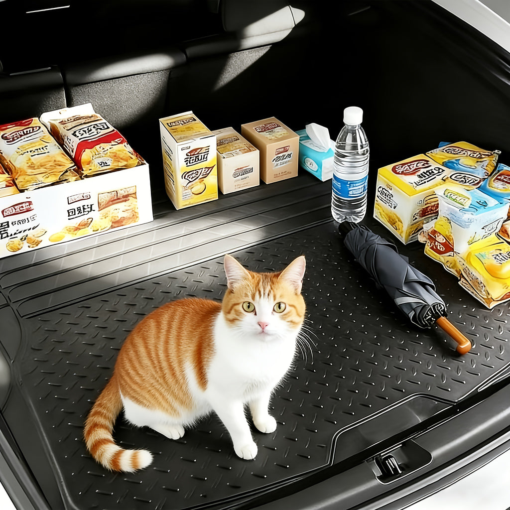 Car Trunk Cushion PVC Waterproof And Can Be Freely Cut.Easy to Clean.Suitable for Most Vehicles.Anti Slip And Wear-Resistant Car Trunk Anti Dirt Pad Inside The Car