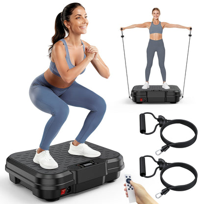 Vibration Platform Machine 2025 Upgraded – 450 LB Capacity Whole Body Vibration Trainer for Lymphatic Drainage, Blood Circulation, Weight Loss & Full Body Workout | Home Fitness Exercise Platform