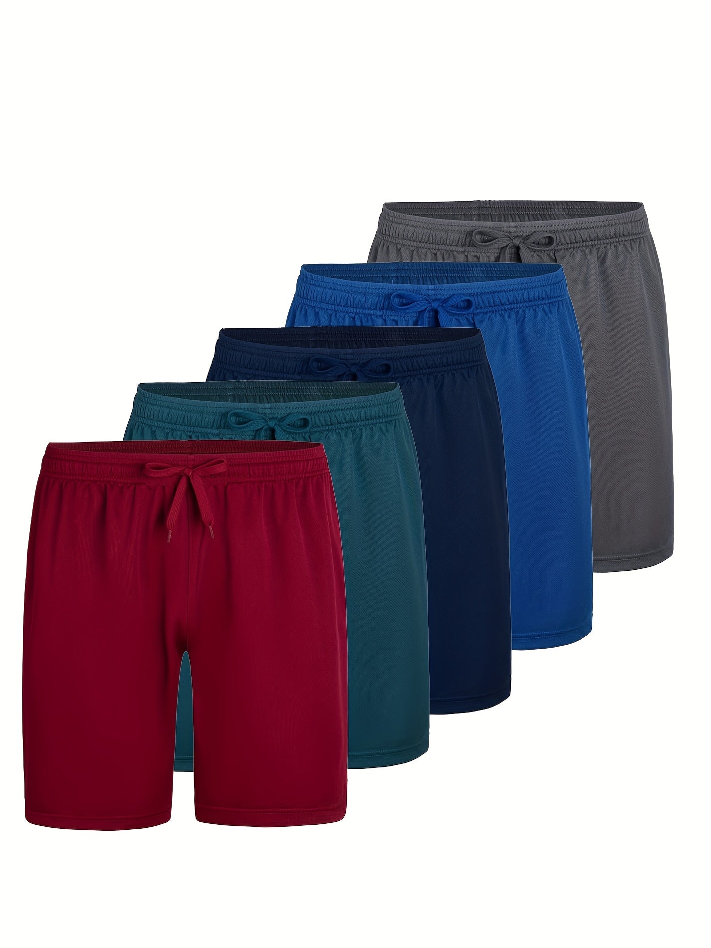 Men's Athletic Shorts - Drawstring Waist With Pockets Modern Style