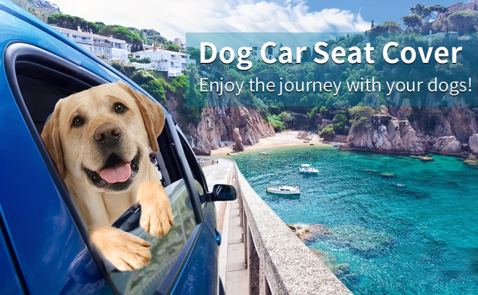 Bench Seat Covers Suitable for Cars, Trucks, And Suvs - Waterproof And Easy to Clean Car Seat Protectors, Perfect for Messy Kids And Drooling Pets (Black)