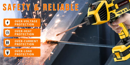 Portable ARC Welder 110V IGBT Inverter – 6-Level Adjustable Current 20-120A, Handheld MMA Stick Welder with Auto Protection, Remote Control & Full Accessories