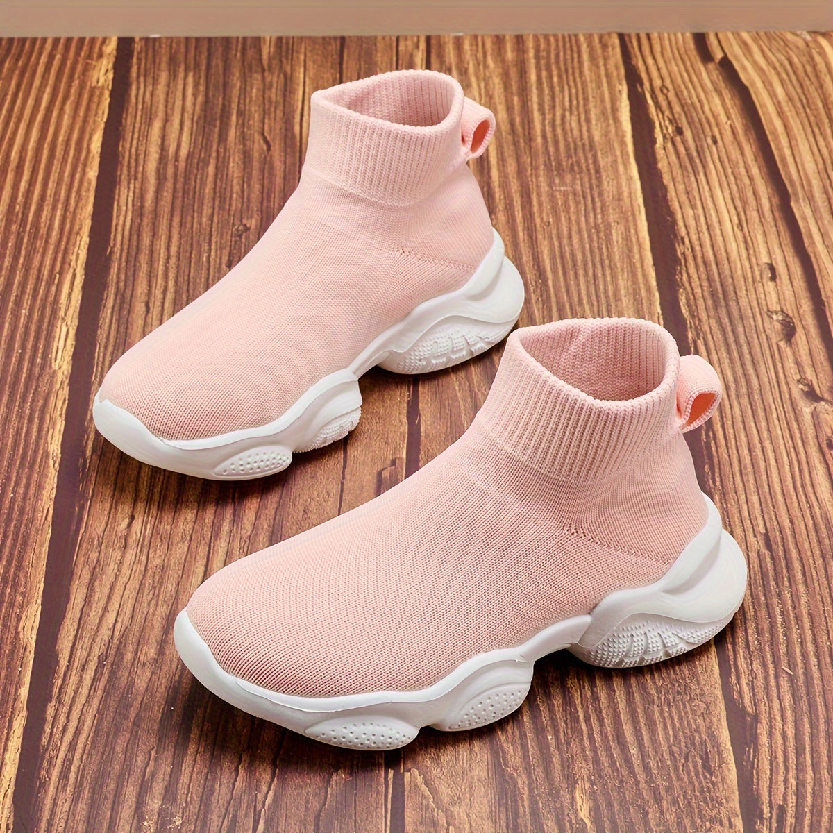 Kids Sock Sneakers - Breathable High-Top Running Shoes