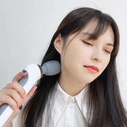 USB Rechargeable Vibration Massage Stick – Portable Handheld Full Body Massager for Neck, Back, Legs & Waist Relaxation, Compact Electric Wand Massager for Home Office & Travel Use