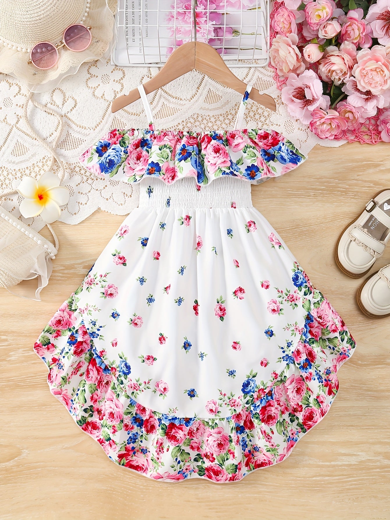 Girls' Floral Dress - Summer