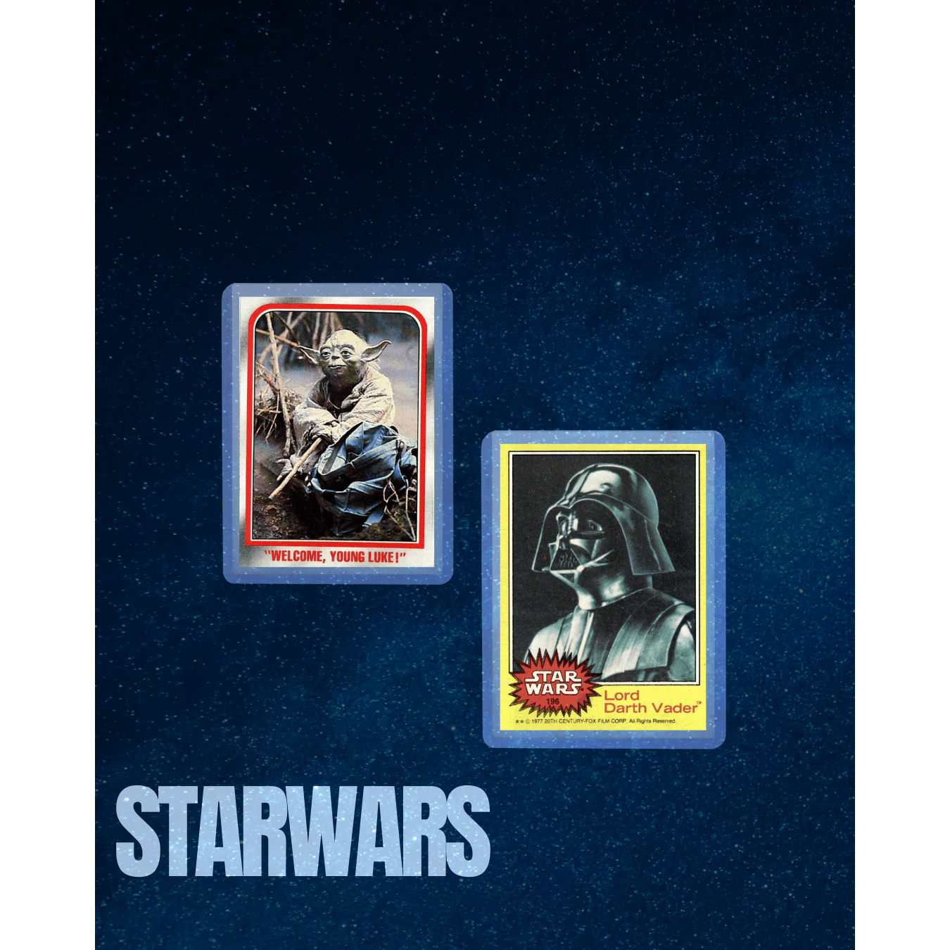 Vintage Topps Star Wars Trading Card Lot – 5 Cards from 1977, 1980 & 1983 Original Trilogy | A New Hope, Empire Strikes Back & Return of the Jedi Authentic Collector Cards in Card Savers