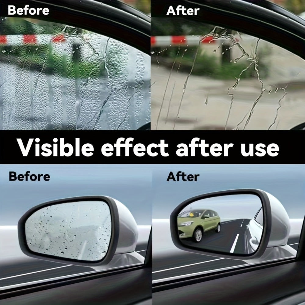 Windshield Washer Fluid Glass Coating Agent 50ml | Deep Cleaning Anti-Fog Hydrophobic Water Repellent Rain Repellent Water Stain Remover All-Season Car Windshield Cleaner Universal Fit