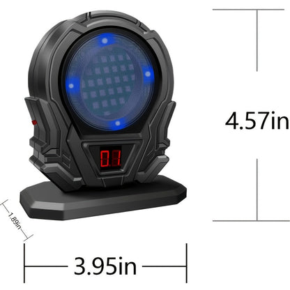 Laser Training Target for Dry Fire Practice – Portable Reactive Laser Shooting Target Compatible with Dry Fire Laser Training Systems | Indoor Marksmanship & Accuracy Trainer for Pistol & Rifle