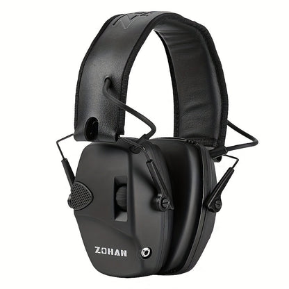 Electronic Shooting Earmuffs NRR 22dB Active Noise Cancelling Hearing Protection with Sound Amplification - Foldable Adjustable Ear Muffs for Shooting Range Hunting Mowing, Pink Green Brown Blue Black Camo